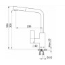 Смеситель для кухни GRANULA 2502 Турмалин 2502 TYPMALIH